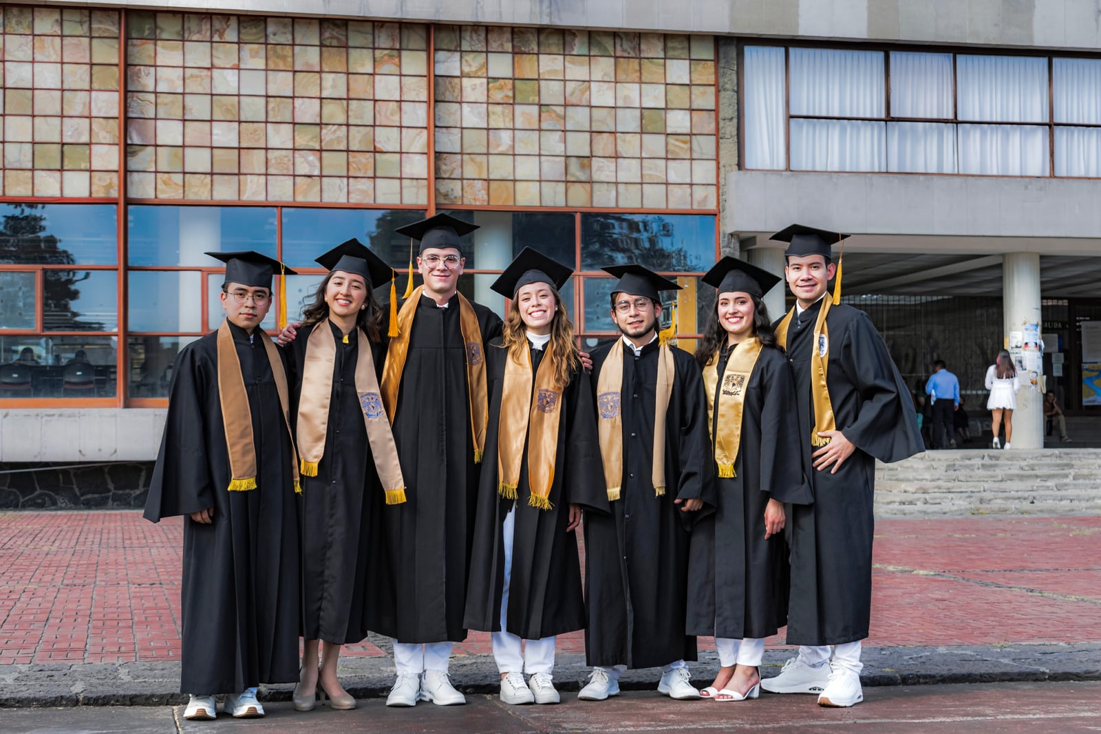 LNESC graduates celebrating together
