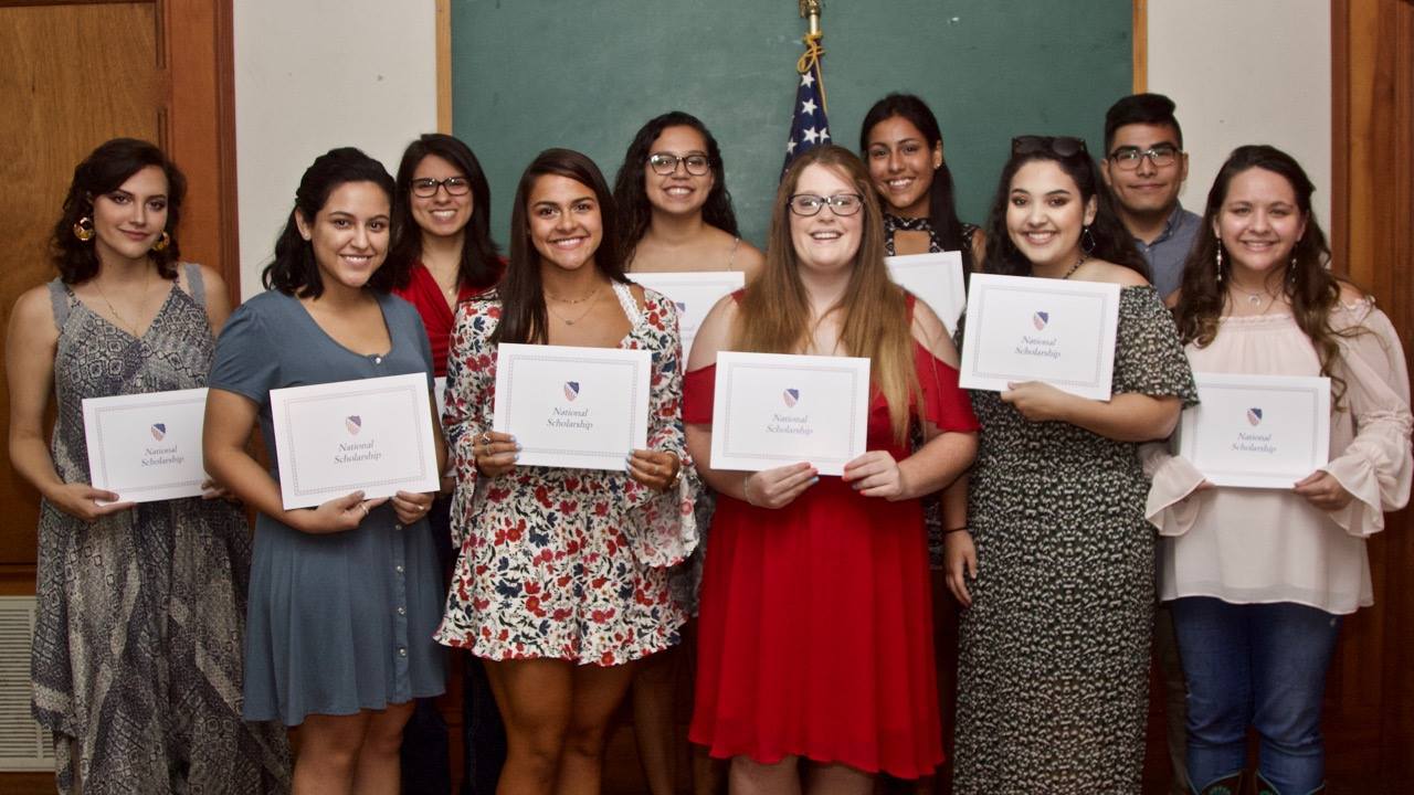 LNESC students celebrating academic achievement