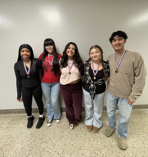 Talent Search students participating in an academic program