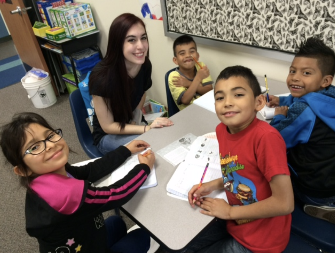 Young Readers students learning together