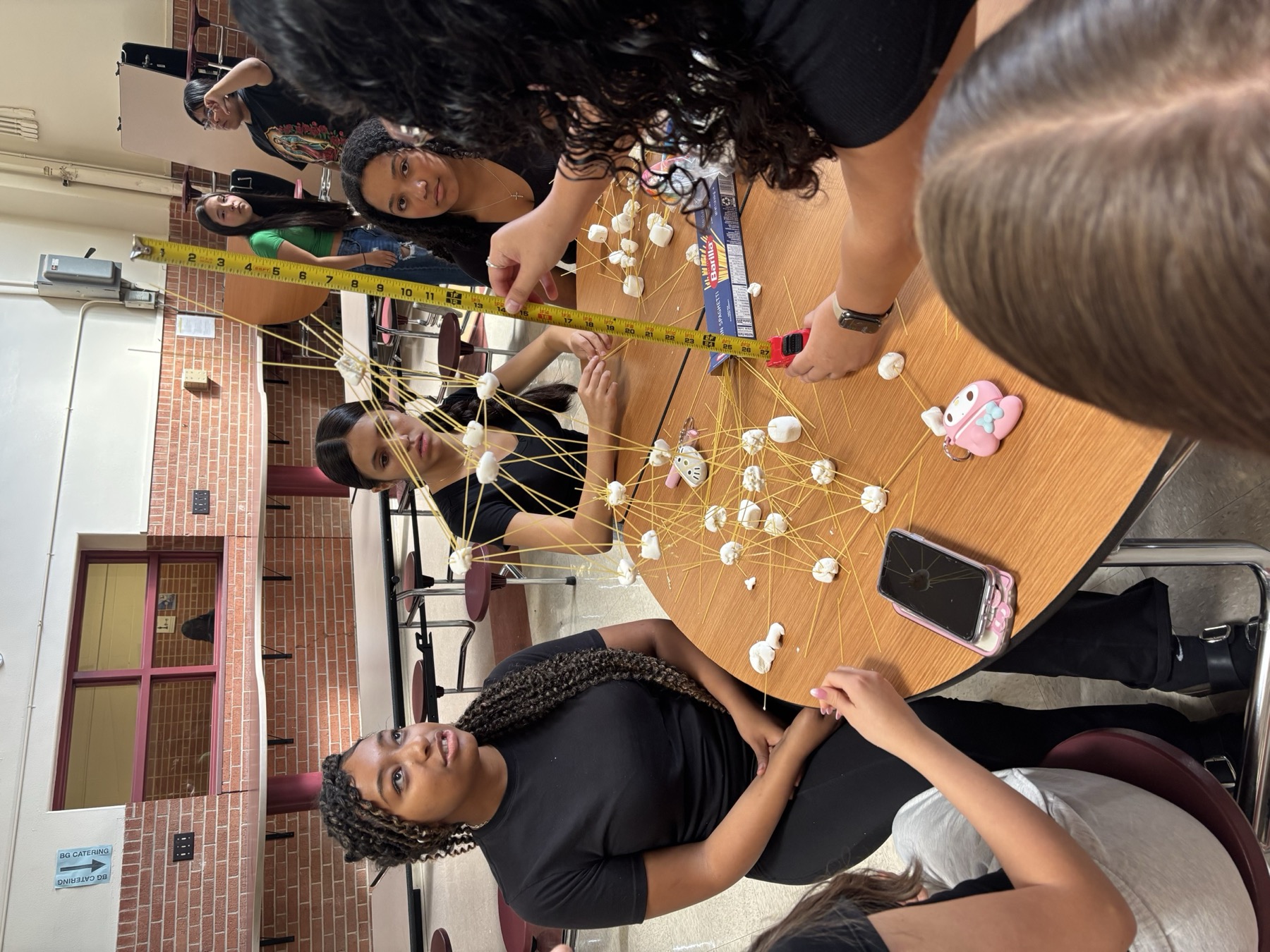 Students participating in a hands-on science activity